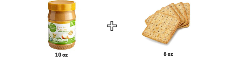 plan de comidas ultraligero para mochileros bocadillo de mantequilla de maní