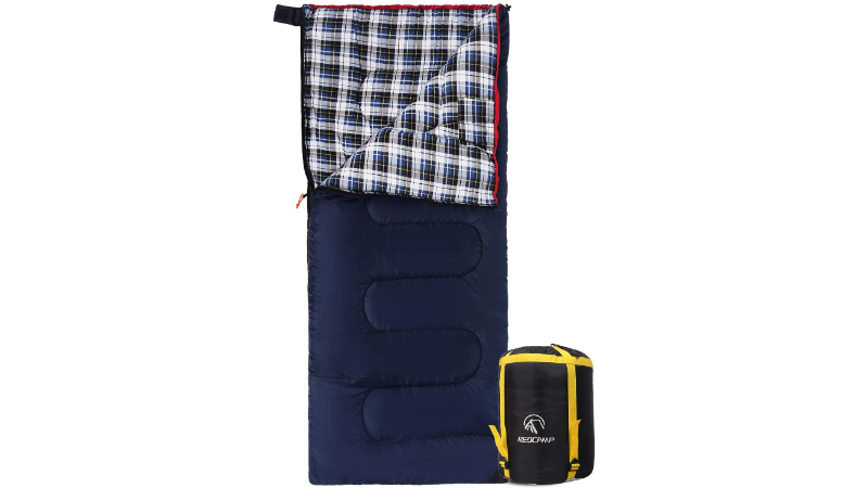 Tipos de saco de dormir: saco de dormir rectangular