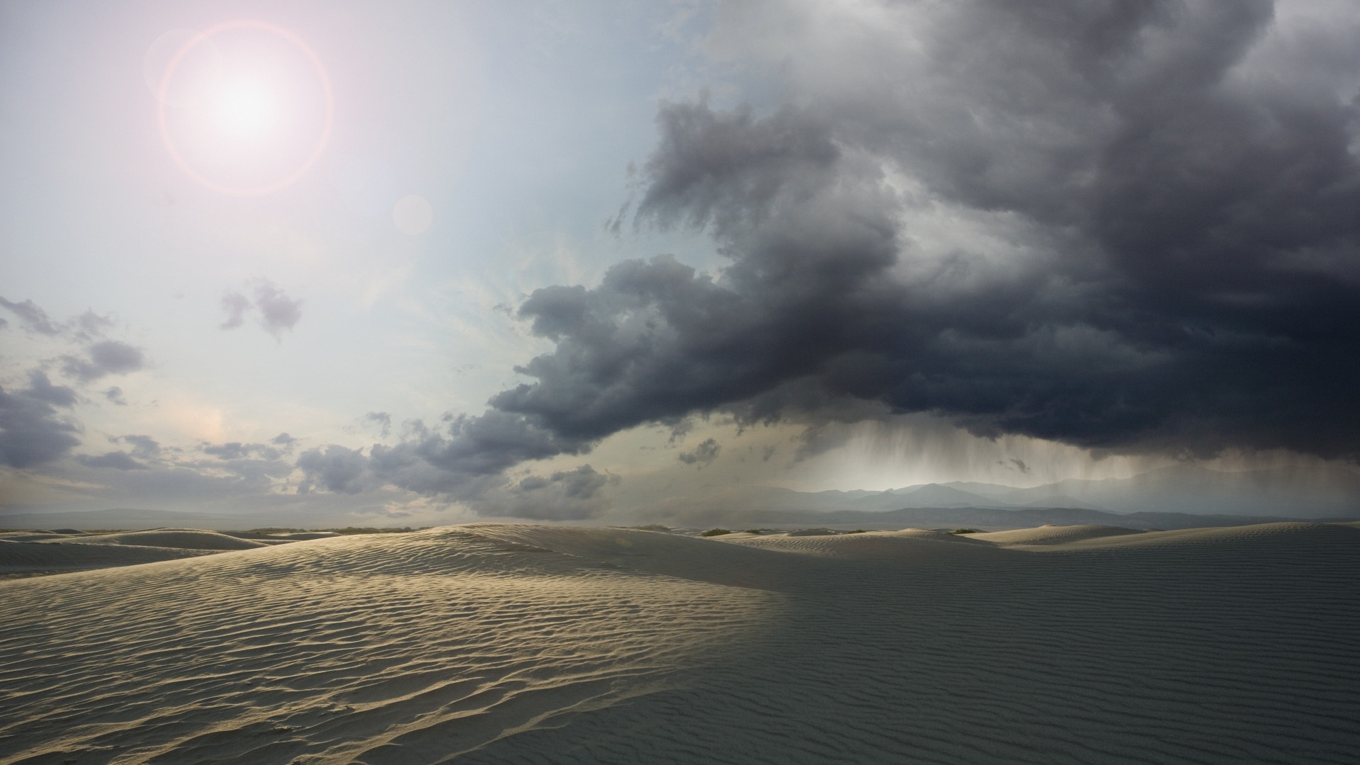 Una tormenta en el desierto