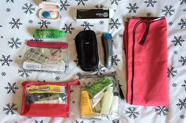 ¿Qué cosas debe llevar una mochila de viaje?
