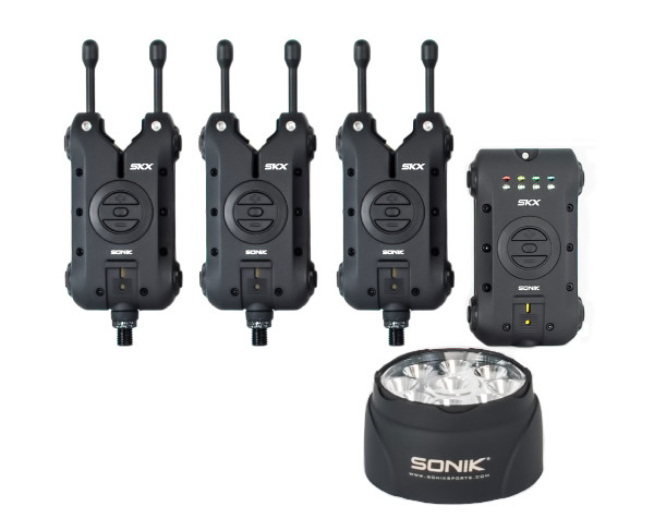 Reseña: Sonik SKX 3+1 Juego de alarma, receptor y lámpara Bivvy€
€