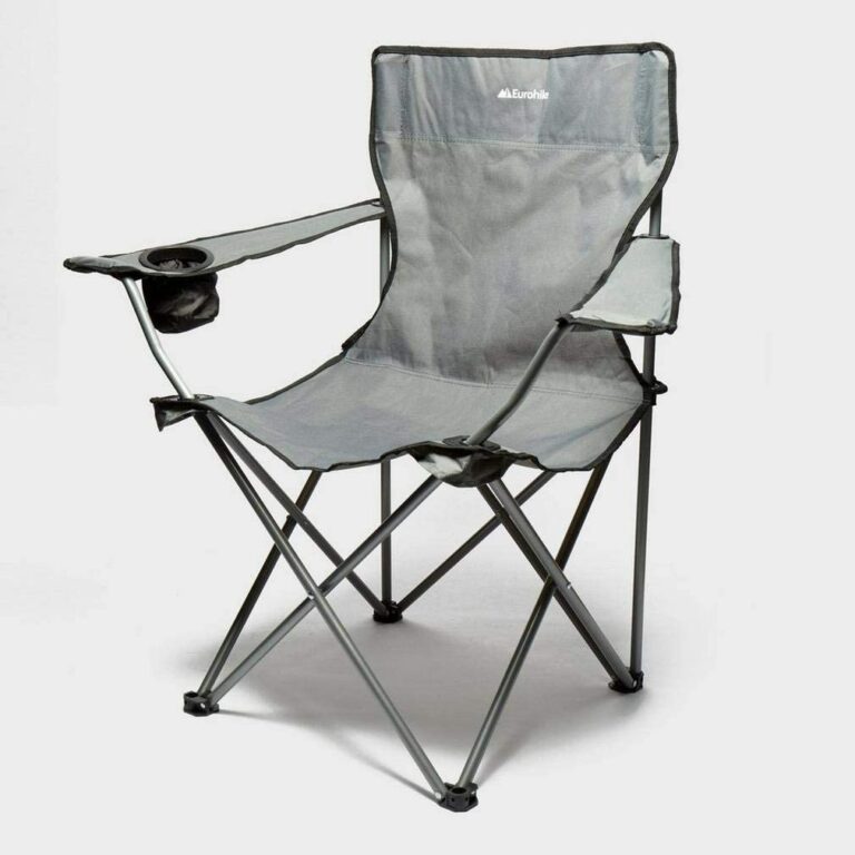 Revisión de la silla plegable Eurohike Peak: una silla de camping básica para presupuestos ajustados